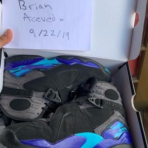 Air Jordan Aqua 8 Size 10
